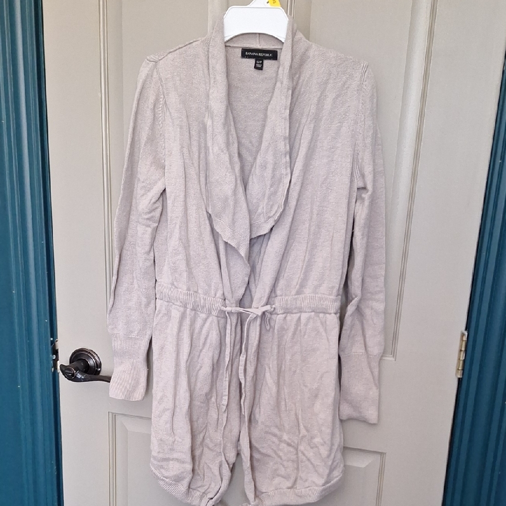 Banana Republic Cream Knit Cardigan